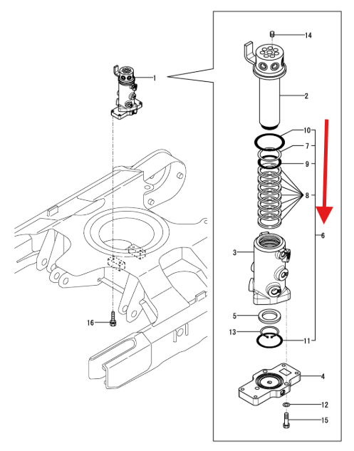 JOGO DE VEDACAO DA JUNTA ARTICULADA