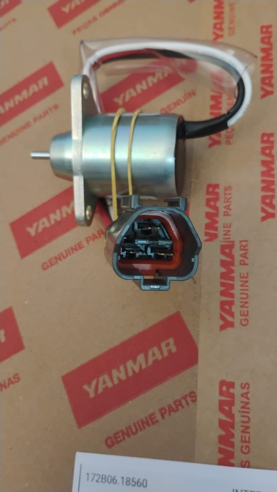 SOLENOIDE DE PARADA DO MOTOR